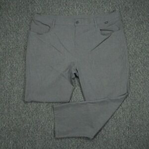 Travis Mathew Pants Mens 42x30 Gray Open To Close 2.0 Chino Trouser 5 Pocket